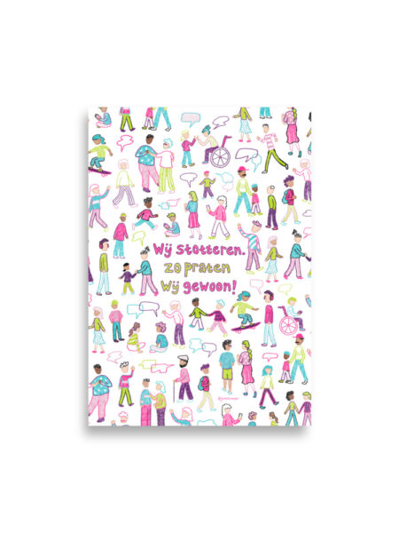 Wij stotteren gewoon! - Poster
